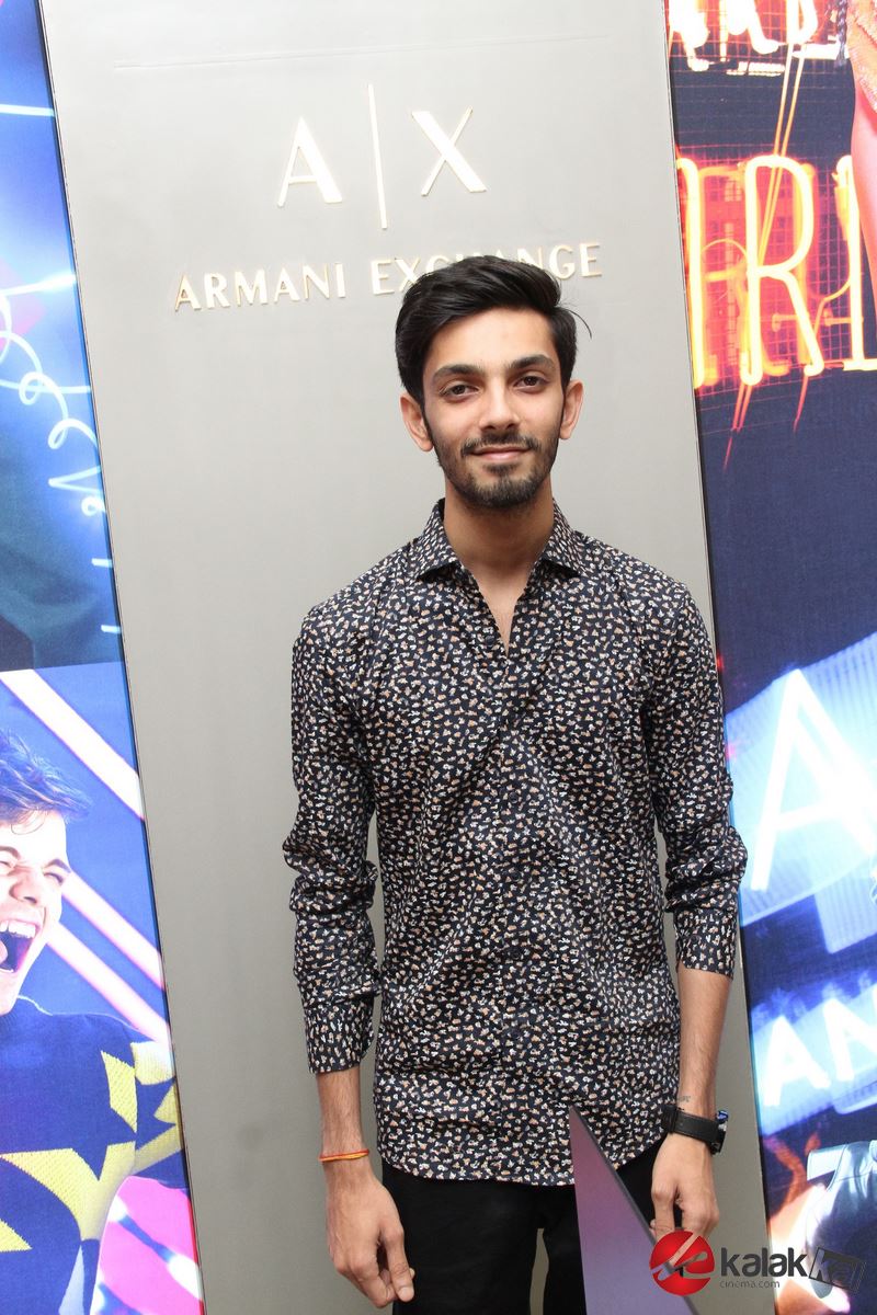 Anirudh at The launch of Armani Exchange Flagship Store