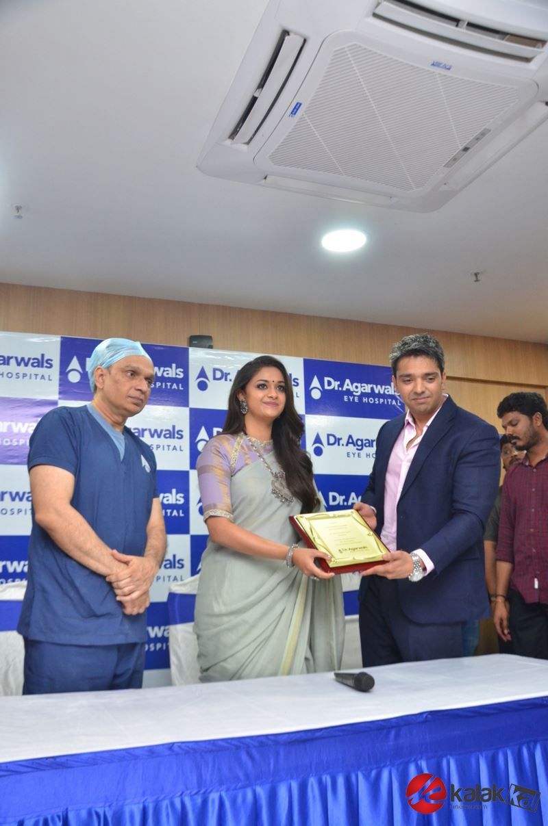 Actress Keerthy Suresh inaugurates Dr.Agarwal’s Eye Hospital Photos