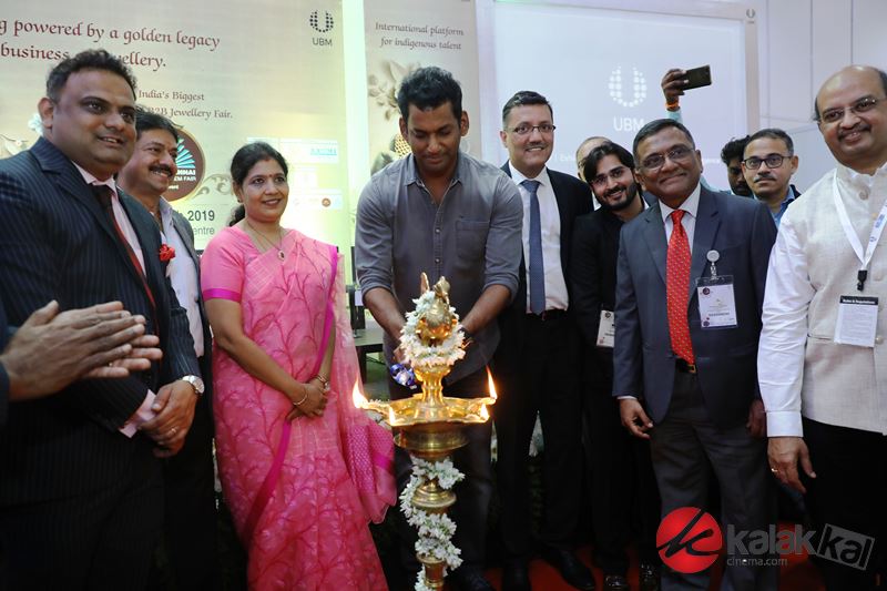 Vishal inaugurated UBM Indias 3 days ​Chennai Jewellery and Gem Fair Photos