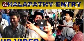 Vijay Cast Vote Video