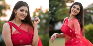 Glowing in Red Athulya Ravi Latest Photos