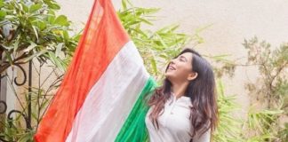 Parvati Nair With Flag Photo Controversy
