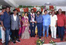 Glamour Sathya and PRO Vijay Murali Daughter and Son Reception