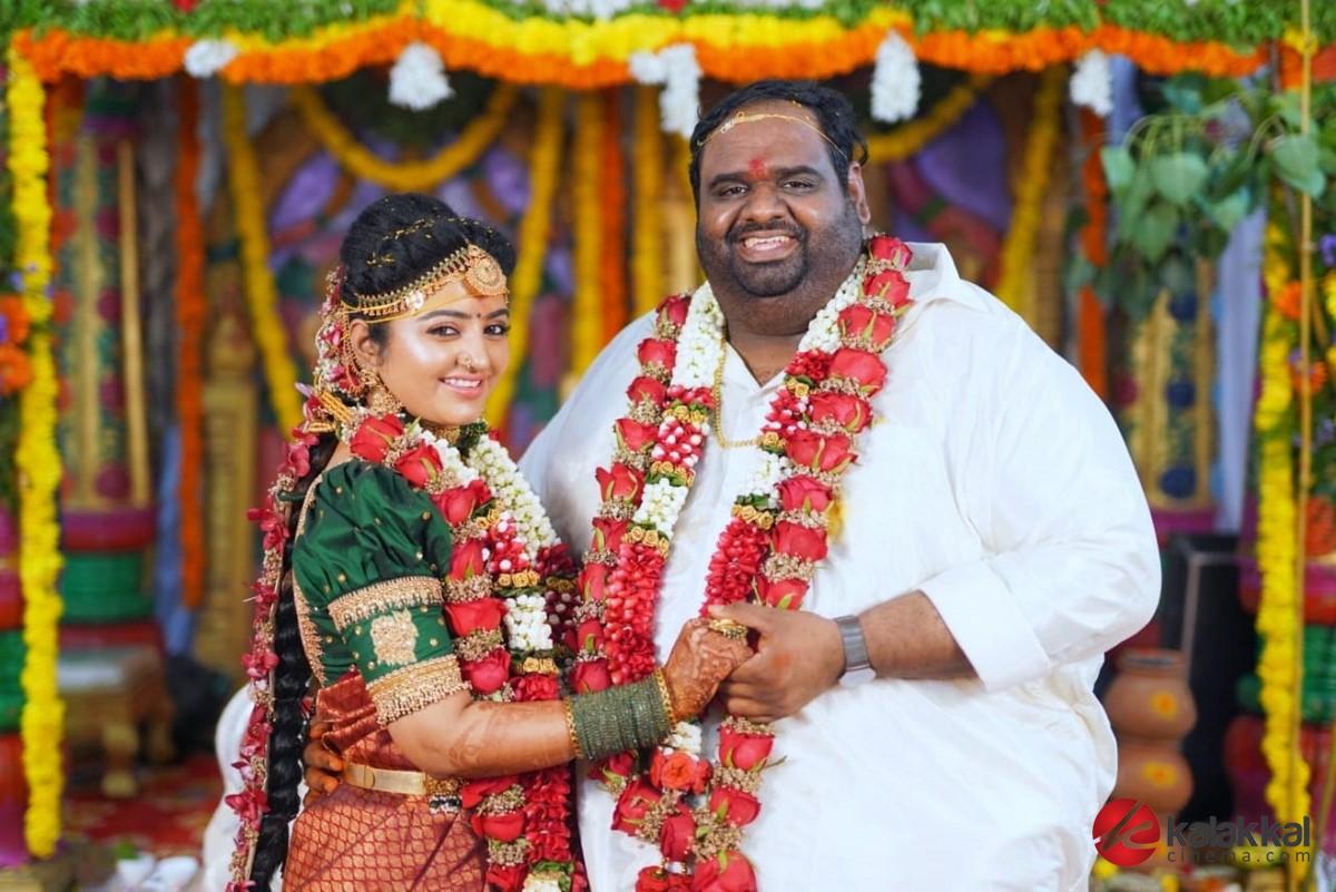 VJ Mahalakshmi and Producer Ravindar Wedding Photos