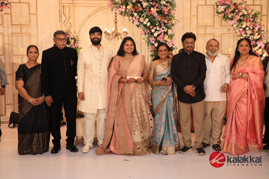 Producer Ravi Kottarakara Daughter Nimisha Wedding Reception (35)