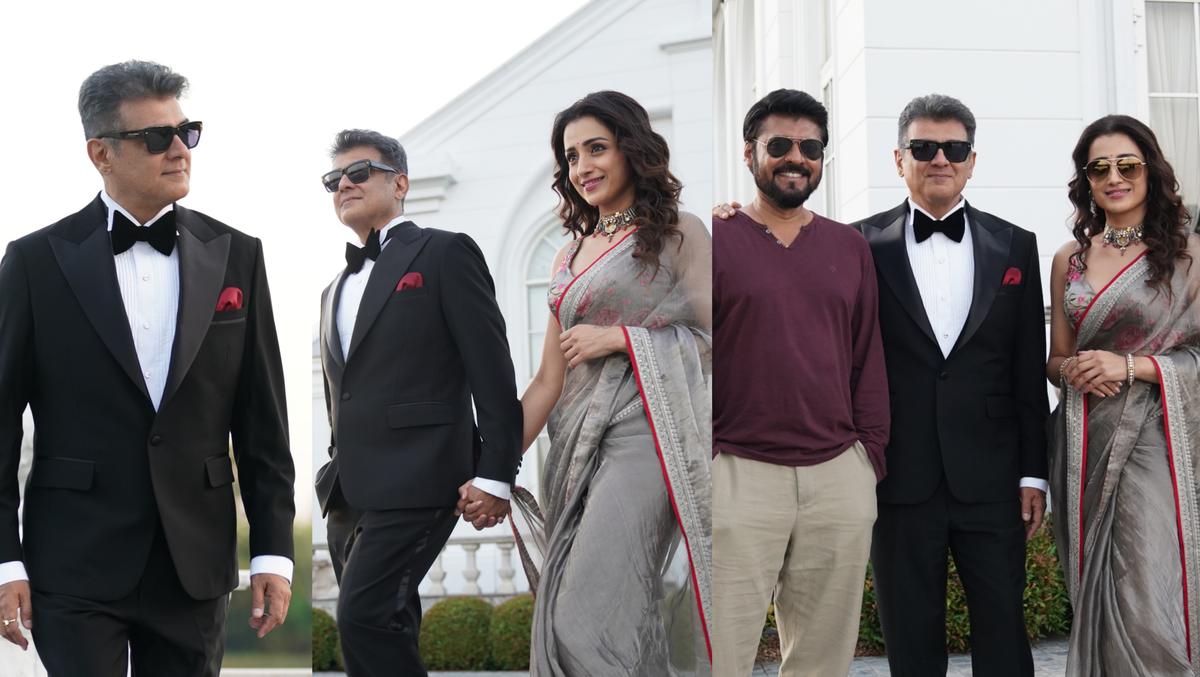 ajith kumars vidaamuyarchi trailer bts video trending