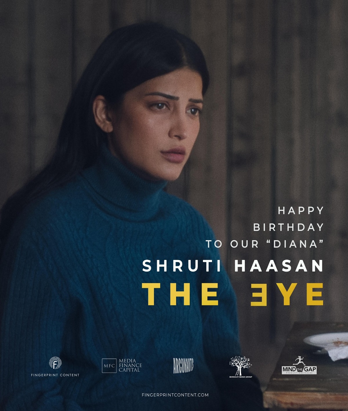 Shruti Haasan's attention-grabbing film 'The Eye' first look