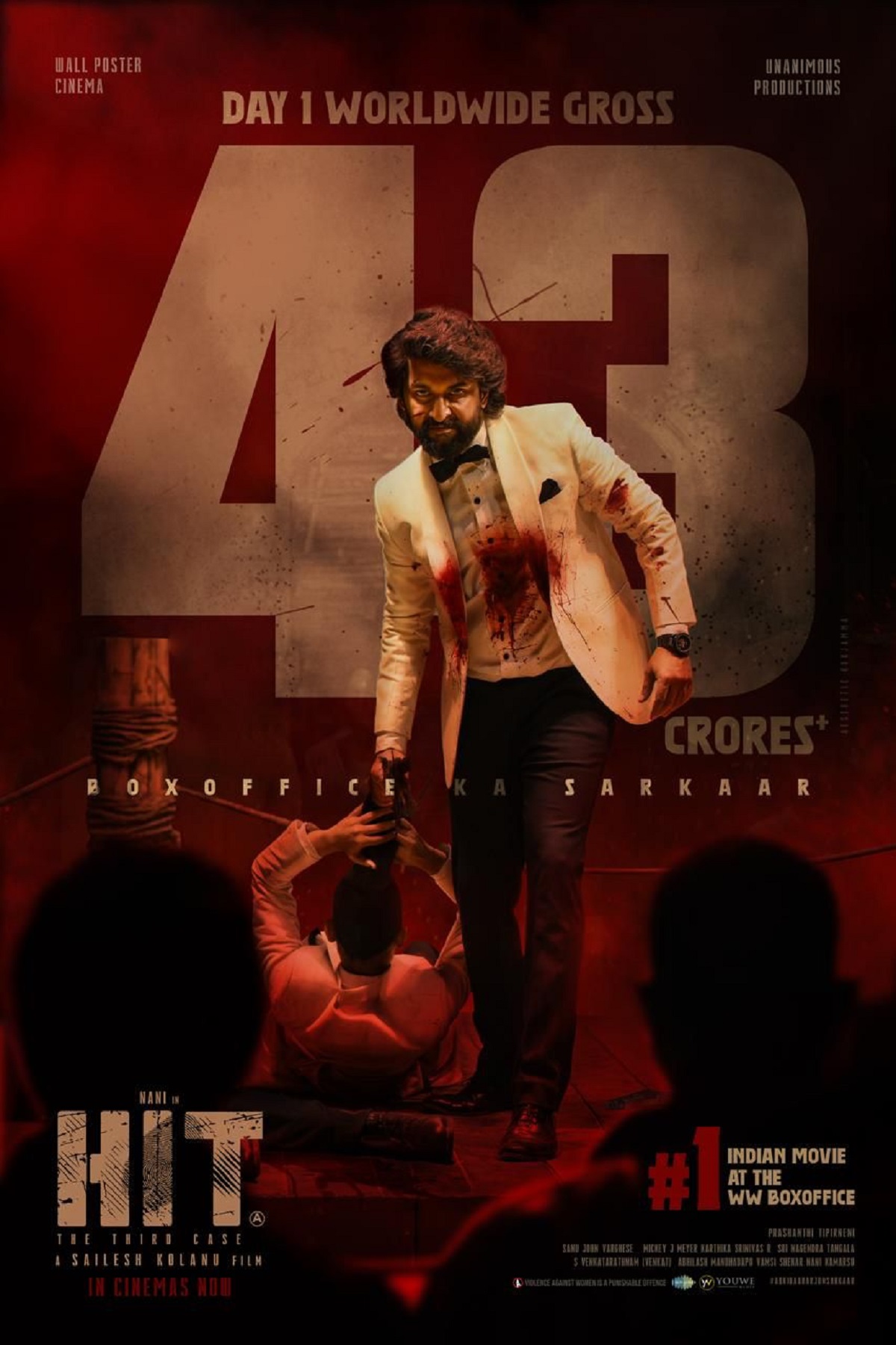 Natural Star Nani’s HIT The 3rd Case Collects Record-breaking