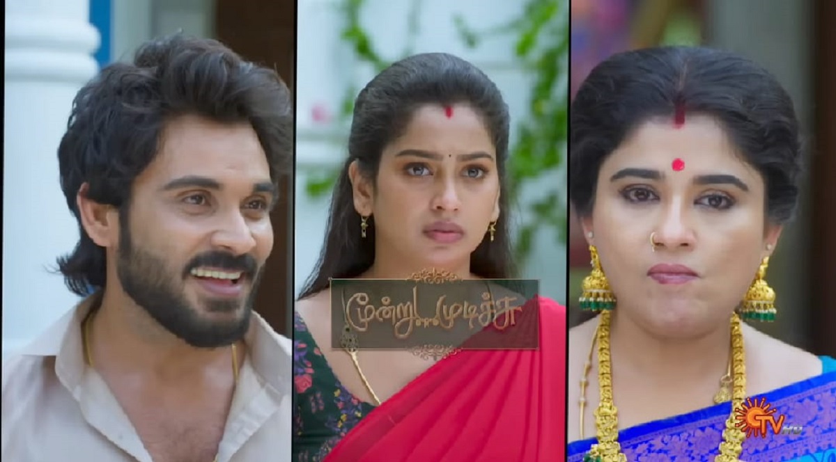 moondru mudichu serial today promo update 22-05-25