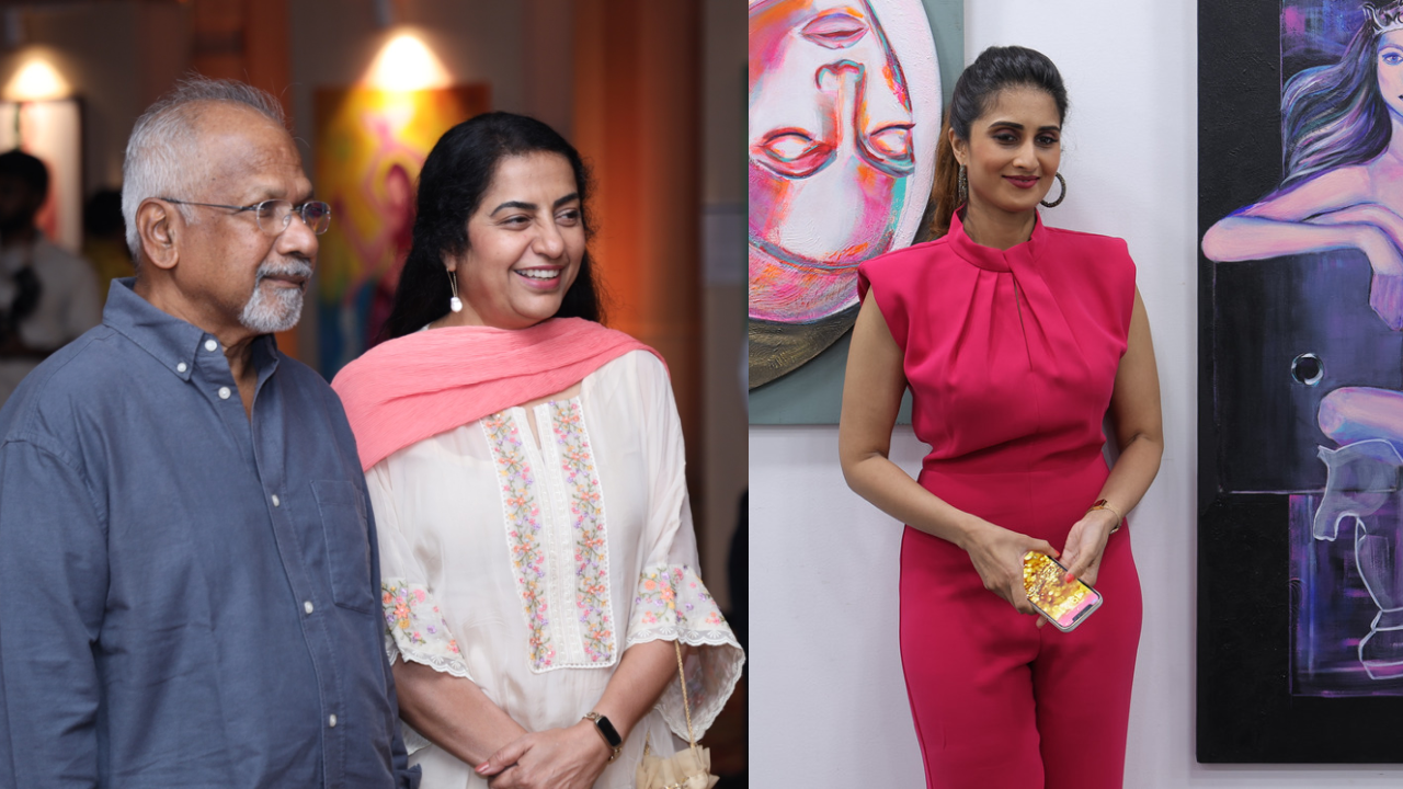 shalini sister shamlee modern art exhibition in malaysia