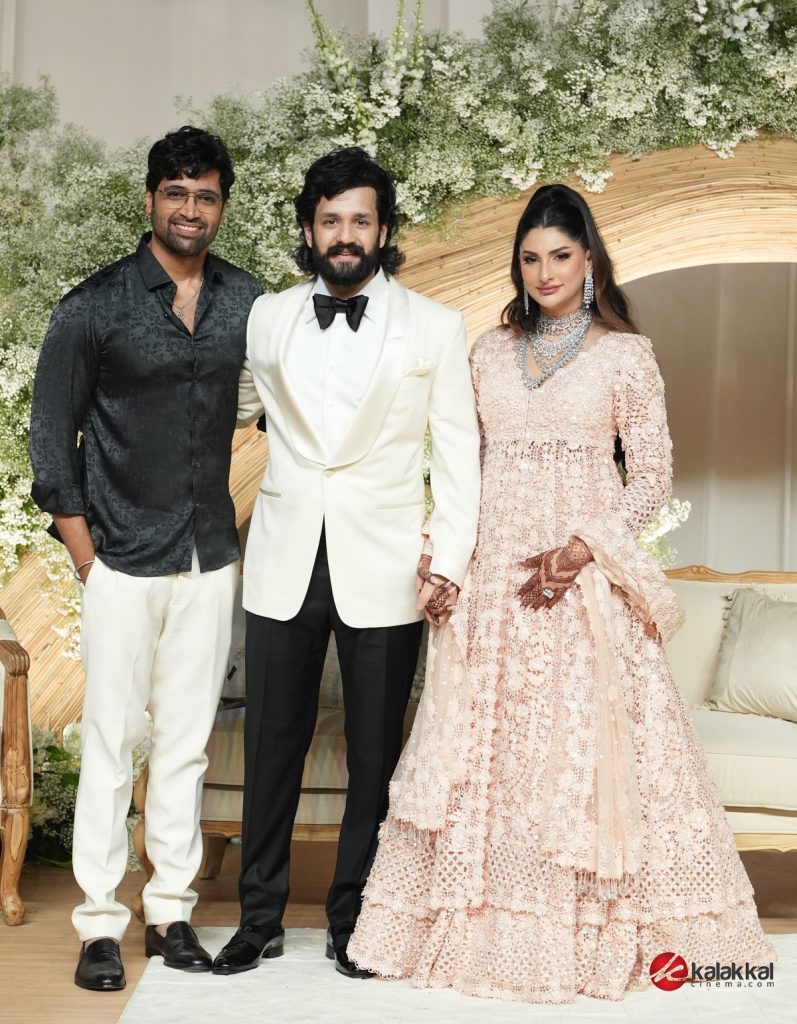 Akhil Akkineni and Zainab Wedding Reception Stills (1)