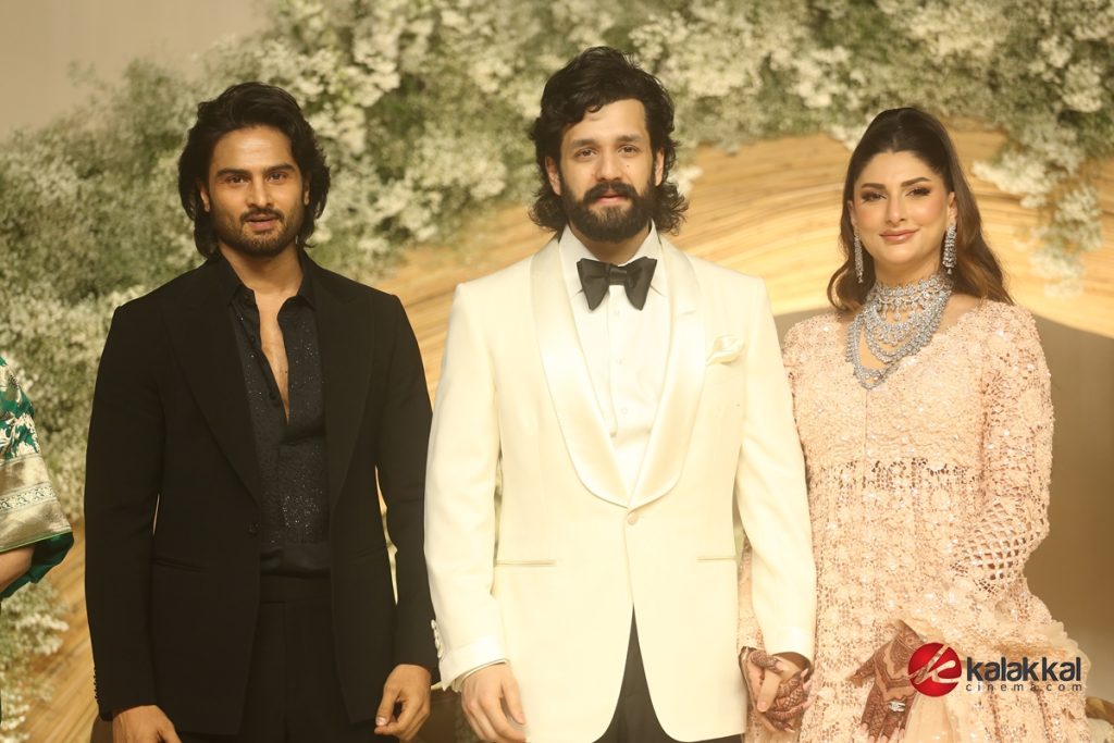 Akhil Akkineni and Zainab Wedding Reception Stills (20)