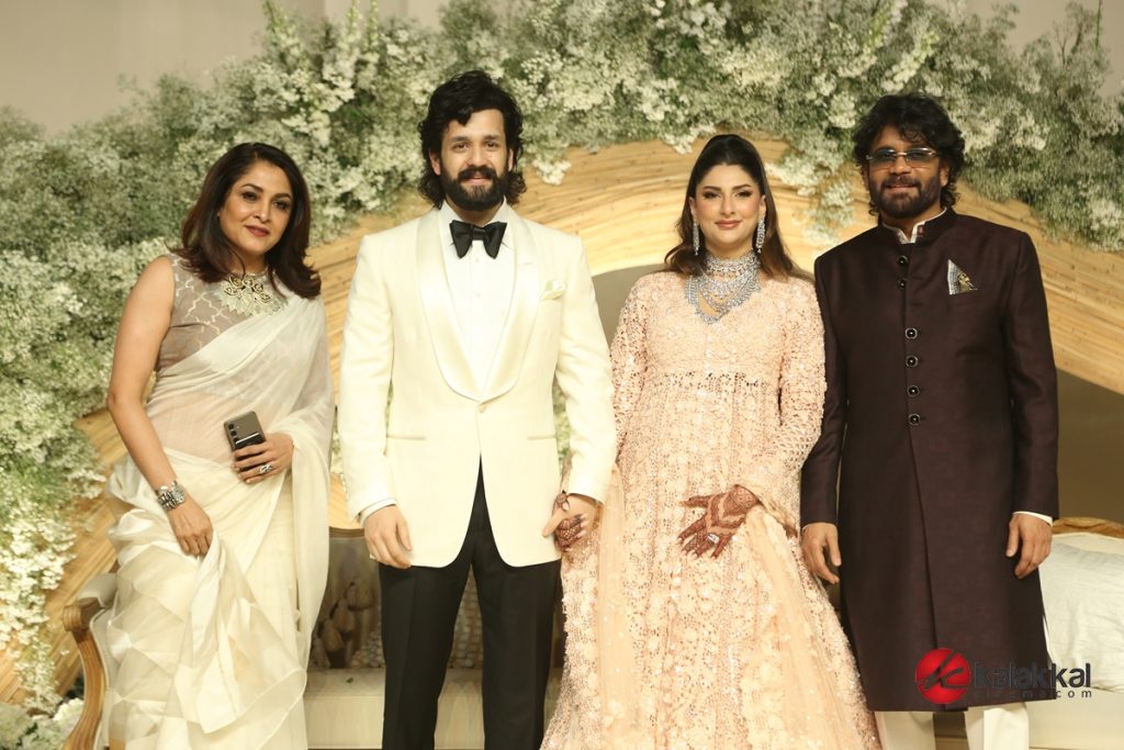 Akhil Akkineni and Zainab Wedding Reception Stills (24)