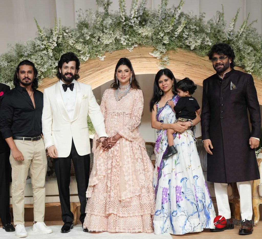 Akhil Akkineni and Zainab Wedding Reception Stills (28)