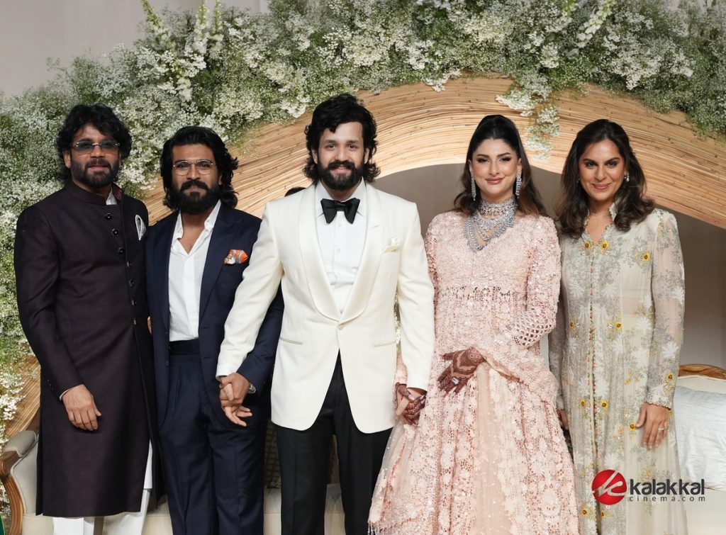 Akhil Akkineni and Zainab Wedding Reception Stills (29)