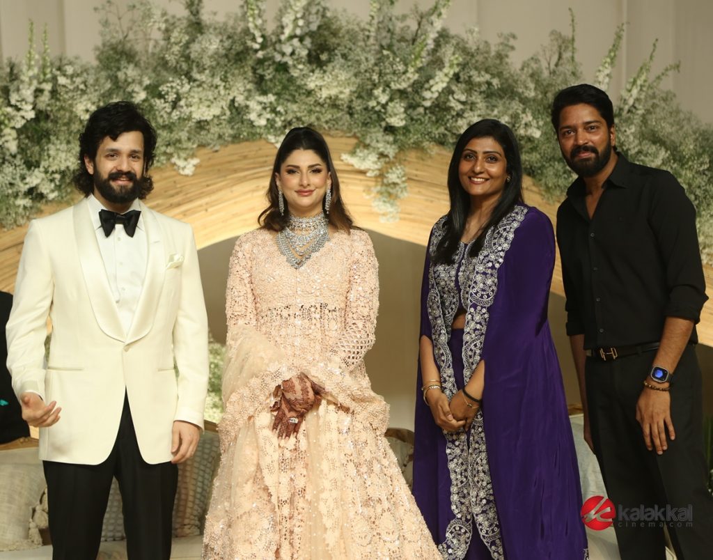 Akhil Akkineni and Zainab Wedding Reception Stills (3)