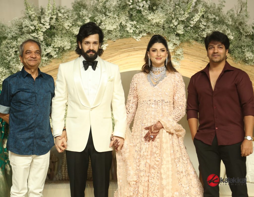 Akhil Akkineni and Zainab Wedding Reception Stills (9)
