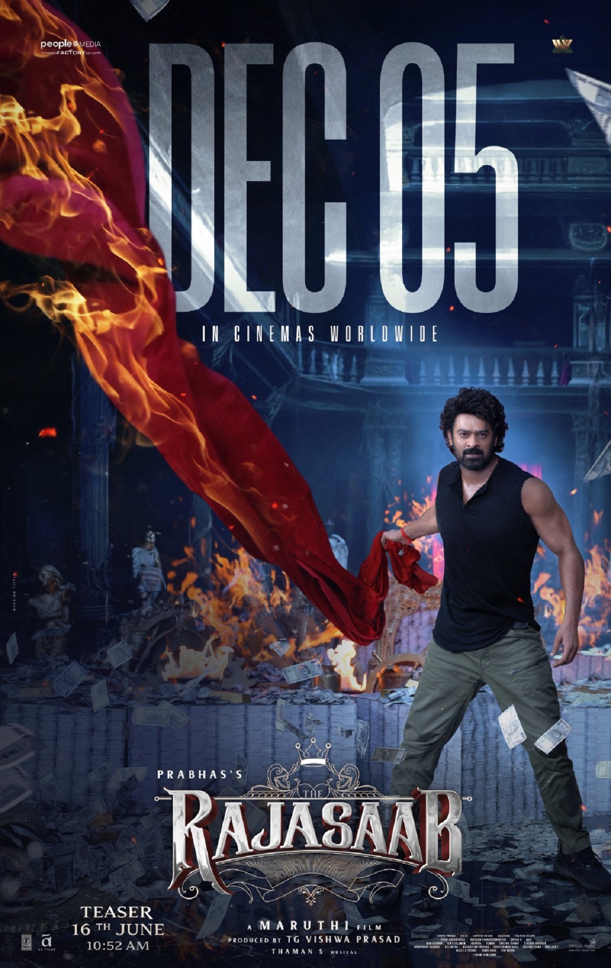 Prabhas The Raja Saab to Hit Cinemas on 5th December 2025