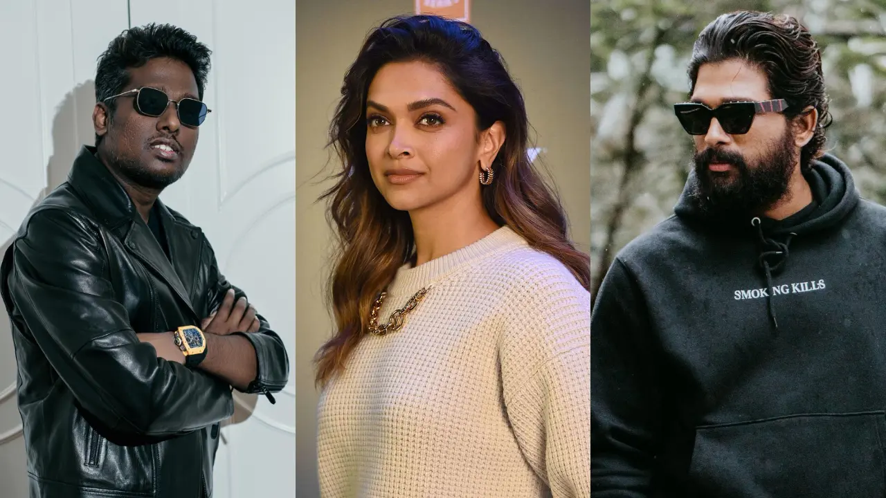 deepika padukone in allu arjun atlee film crew shares making