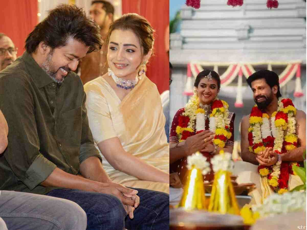 fans chanted tvk when keerthy suresh opened the store