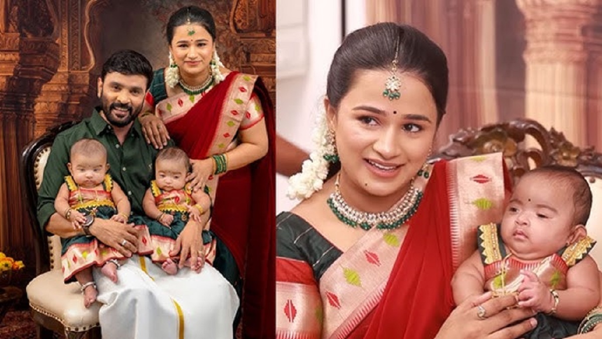 Snegan Kanika is a popular actress who came to see the children