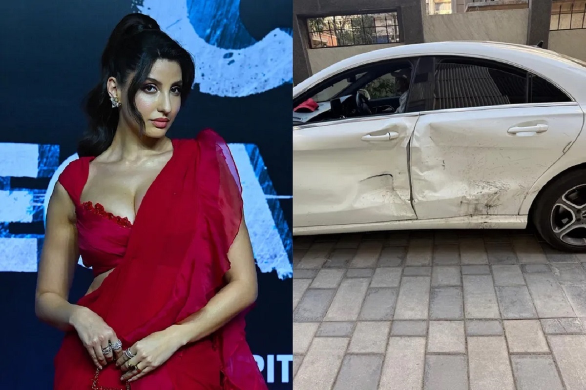 bollywood actress Nora Fatehi's car accident.. shocking information released.!