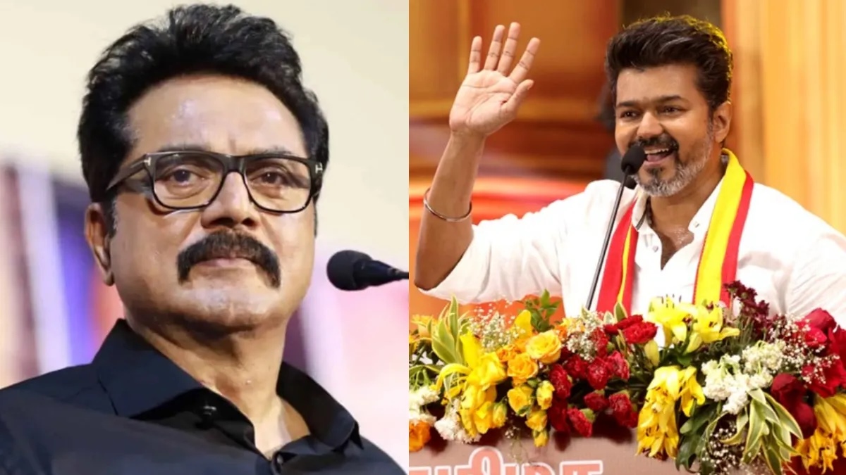 Does Vijay have a crisis due to being a political leader Sarathkumar's answer to the journalist's question.!