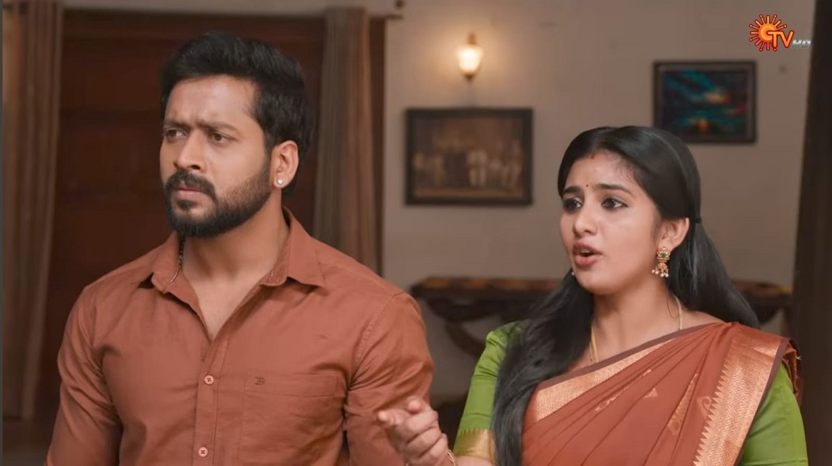 moondru mudichu and singapenne serial today promo 26-01-26