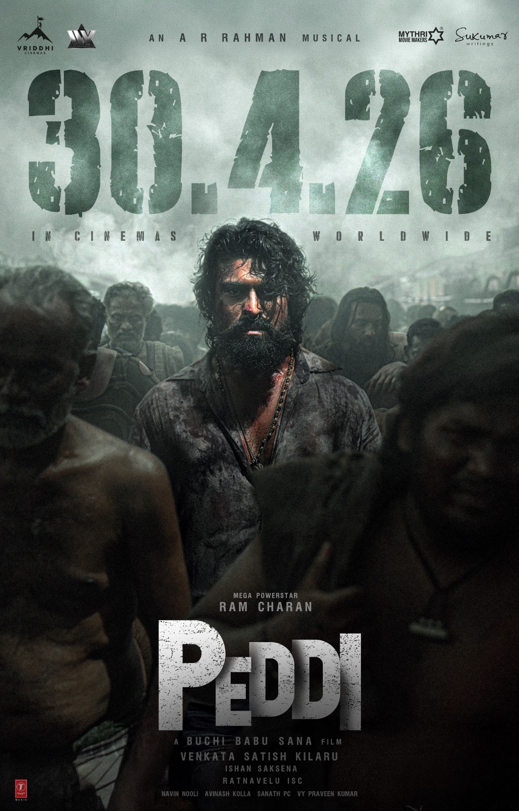 Peddi,Ram Charan,Janhvi Kapoor,Trisha Krishnan