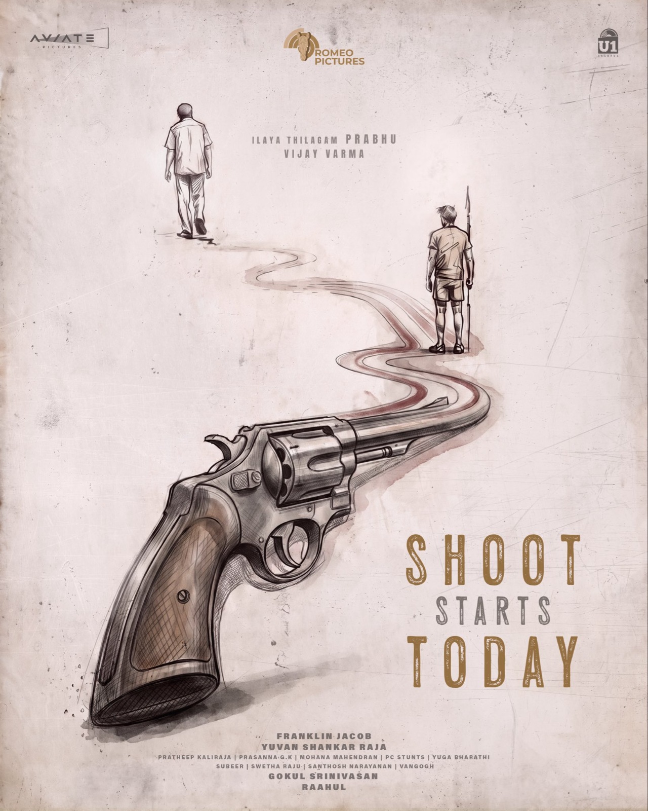 Shooting Begins for Prabhu and Vijay Varma’s New Film